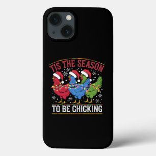 Het Is De Tijd Om Te Kippen Kerst Kip Western Case-Mate iPhone Case