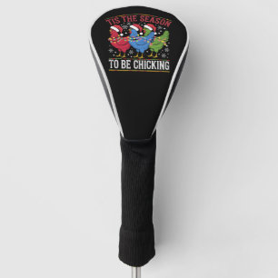 Het Is De Tijd Om Te Kippen Kerst Kip Western Golfheadcover