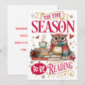 Het Is De Tijd Om Te Lezen Feestdagenkaart (Voorkant / Achterkant)