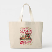 Het Is De Tijd Om Te Lezen  Grote Tote Bag (Achterkant)