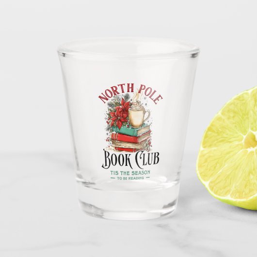 Het is de tijd om te lezen shot glas (Voorkant)