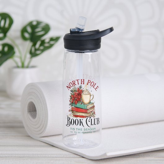 Het is de Tijd om te Lezen Waterfles (Yoga (Gedraaid) )
