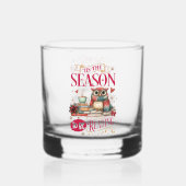 Het is de tijd om te lezen whisky glas (Achterkant)