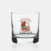 Het is de tijd om te lezen whisky glas (Achterkant)