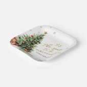 Het is de tijd om te trouwen Bruids douche Papieren Bordje (Gebogen)