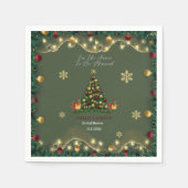 Het is de tijd om te trouwen Bruids douche Servet (Voorkant)