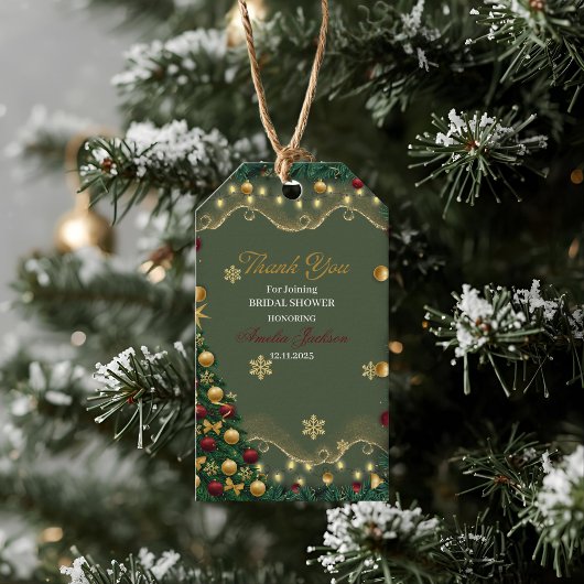 Het is de Tijd om te Trouwen Bruidsfeest Cadeaulabel
