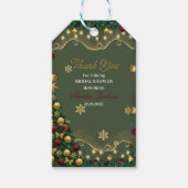 Het is de Tijd om te Trouwen Bruidsfeest Cadeaulabel (Voorkant)