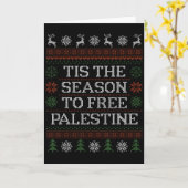 Het Is De Tijd Om Vrij Palestina Groep Matching Ug Kaart (Gele Bloem)