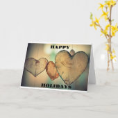 Het is de tijd om "vrolijk" te zijn - "Deck the Ha Kaart (Gele Bloem)