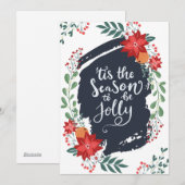 Het is de tijd om vrolijk te zijn feestdagenkaart (Voorkant / Achterkant)