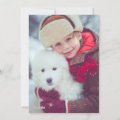 Het is de tijd om vrolijk te zijn | Foto Kerstkaar Feestdagenkaart (Achterkant)