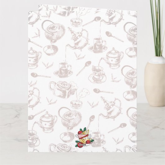 "Het is" de Tijd Uitnodiging (Achterkant)