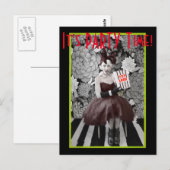 Het is de Tijd van de PARTIJ! Briefkaart (Voorkant / Achterkant)