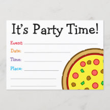 Het is de tijd van de Partij! Illustratie: Pizza B