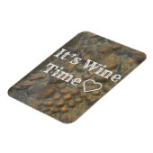 "Het is de Tijd van de Wijn" Magnet Magneet (Linkerzijde)