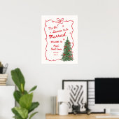 Het is de tijd van het jaar om getrouwd te zijn Br Poster (Thuiskantoor)