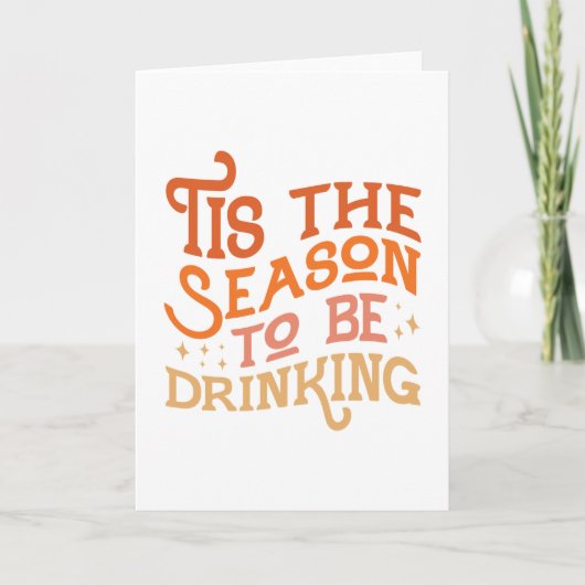 Het is de tijd van het jaar om grappige feestdagen kaart (Voorkant)