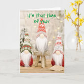 HET IS DE TIJD VAN HET JAAR OM IN DE BLANK TE VULL KAART (Gele Bloem)