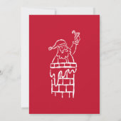 Het is de tijd van het jaar voor de Kerstparty van Kaart (Achterkant)