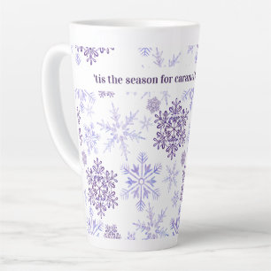 Het is de tijd van het jaar voor .. Eigen Sneeuwvl Latte Mok