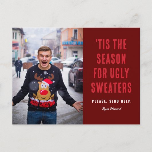 Het is de tijd van het jaar voor modevernedering K Briefkaart (Voorkant)