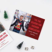 Het is de tijd van het jaar voor modevernedering K Briefkaart