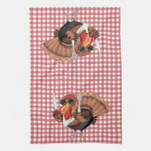 Het is de tijd van Turkije met de keukenhanddoek v (Verticaal)