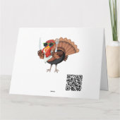 Het is de tijd van Turkije met de rode controleur Kaart (Achterkant)