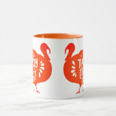 Het is de tijd van Turkije voor Thanksgiving Mok (Midden)