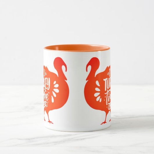 Het is de tijd van Turkije voor Thanksgiving Mok (Midden)