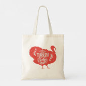 Het is de tijd van Turkije voor Thanksgiving Tote Bag (Achterkant)
