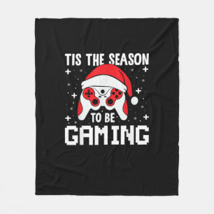 Het Is De Tijd Voor Een Gaming Kerst Gamer Hartsla Fleece Deken