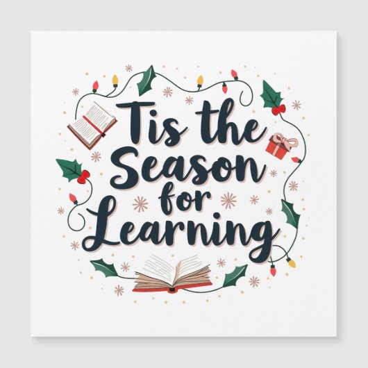 Het is de tijd voor kerst leren docent (Voorkant)