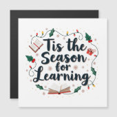 Het is de Tijd voor Kerstmis Leren Kerstmis Leraar (Voorkant / Achterkant)