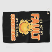 Het is de toestand van de Lane Golfhanddoek (Horizontaal)