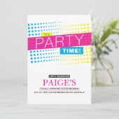 Het is de uitnodiging van de Dag van de Tijd van d (Staand voorkant)