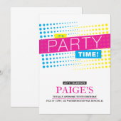 Het is de uitnodiging van de Dag van de Tijd van d (Voorkant / Achterkant)