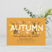Het is de Uitnodiging van de Herfst (Staand voorkant)