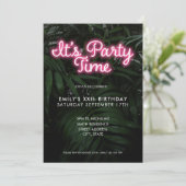 Het is de uitnodiging van de Tijd van de Partij Mo (Staand voorkant)