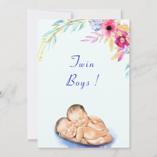 Het is de Uitnodiging van het Baby shower van het (Achterkant)