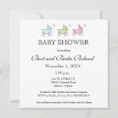 Het is de Uitnodiging van het Baby shower van Trip (Voorkant)