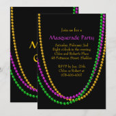 Het is de uitnodiging van Mardi Gras (Voorkant / Achterkant)