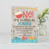 Het is de uitnodiging voor de eerste verjaardag va (Staand voorkant)