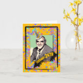 Het is de Verjaardag van Abe Vigoda! Kaart (Gele Bloem)