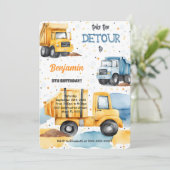 Het is de verjaardag van de bouw kaart (Staand voorkant)