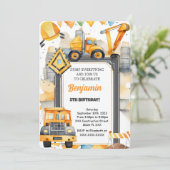 Het is de verjaardag van de bouw kaart (Staand voorkant)