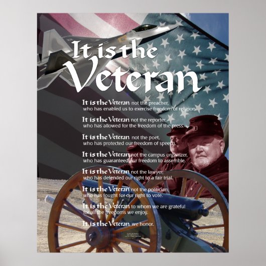 HET IS DE VETERAAN POSTER (Voorkant)