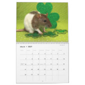 Het is de wereldagenda van een Rat Kalender (Mar 2027)