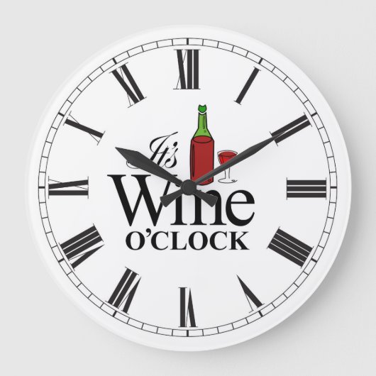 Het is de Wine O'Clock Wall klok (Voorkant)